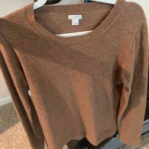 J. Crew Camel Teddy Sweater